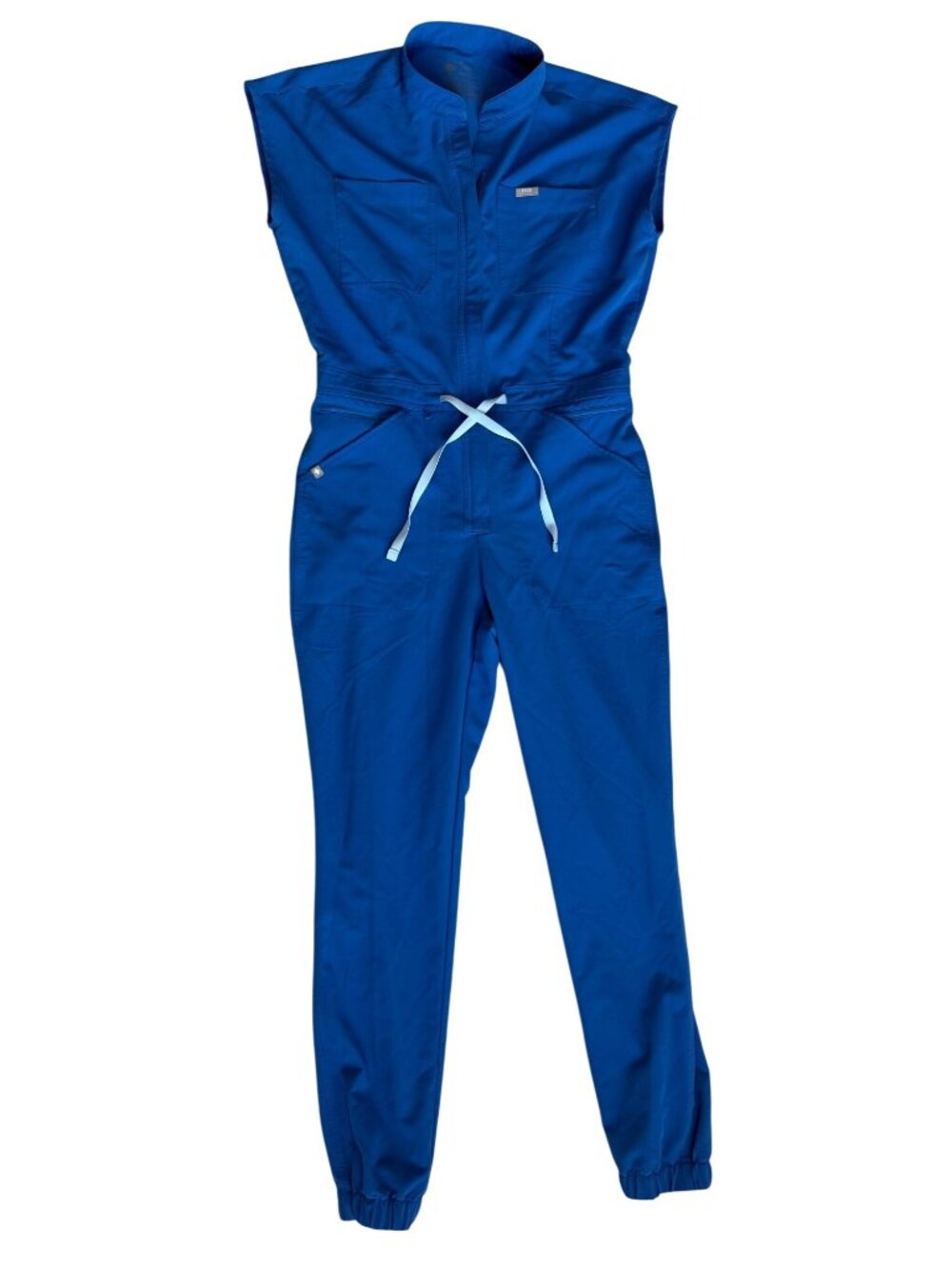 Figs Rafaela Scrub Jogger Jumpsuit Size Medium Royal Blue One Piece
